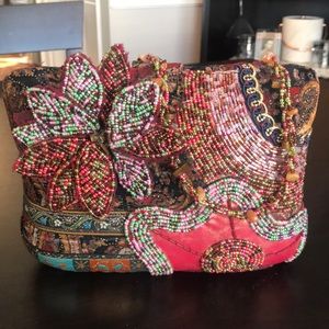 Beaded purse.